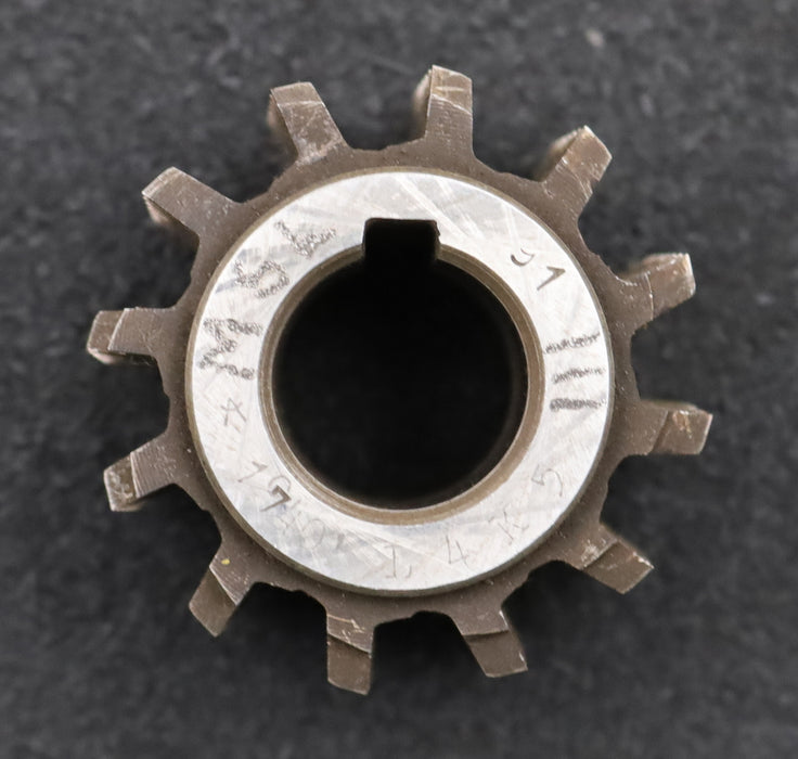 Bild des Artikels PWS-Zahnrad-Wälzfräser-gear-hob-m=1,5mm-BPII-nach-DIN-3972-EGW-20°-Ø55x38xØ22mm