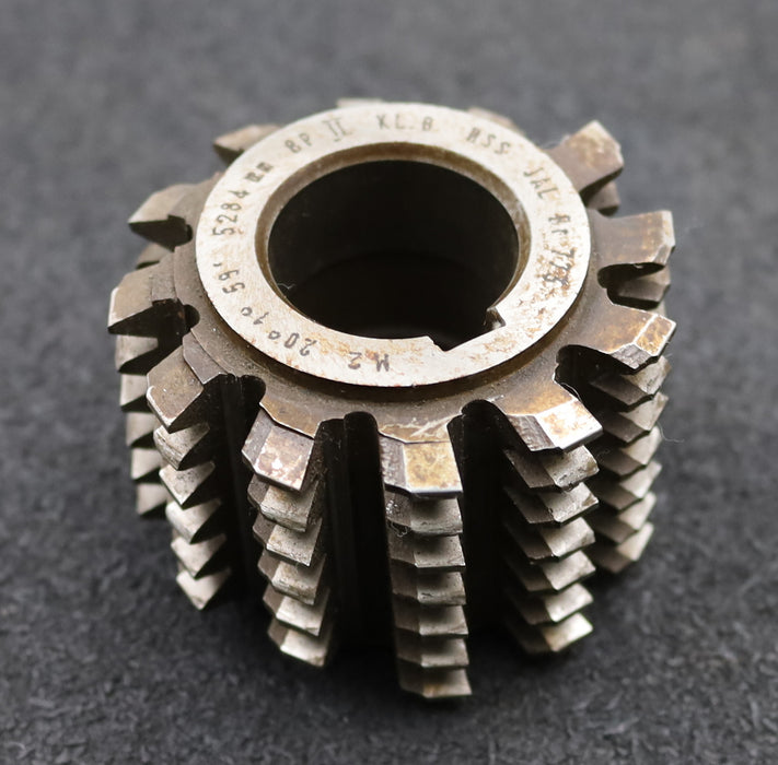 Bild des Artikels Zahnrad-Wälzfräser-gear-hob-m=2,0mm-BPII-nach-DIN-3972-EGW-20°