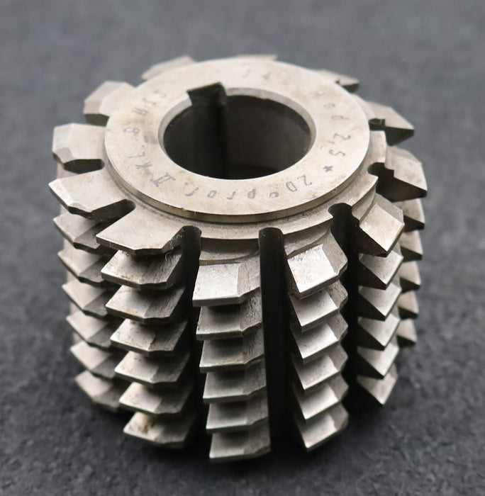 Bild des Artikels Zahnrad-Wälzfräser-gear-hob-m=2,5mm-BPII-DIN-3972-EGW-20°-Ø70x56xØ27mm