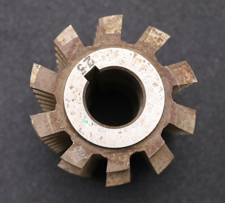 Bild des Artikels PWS-Zahnrad-Wälzfräser-gear-hob-m=5,0mm-EGW-20°-BPII-DIN-3972-10-Spannuten