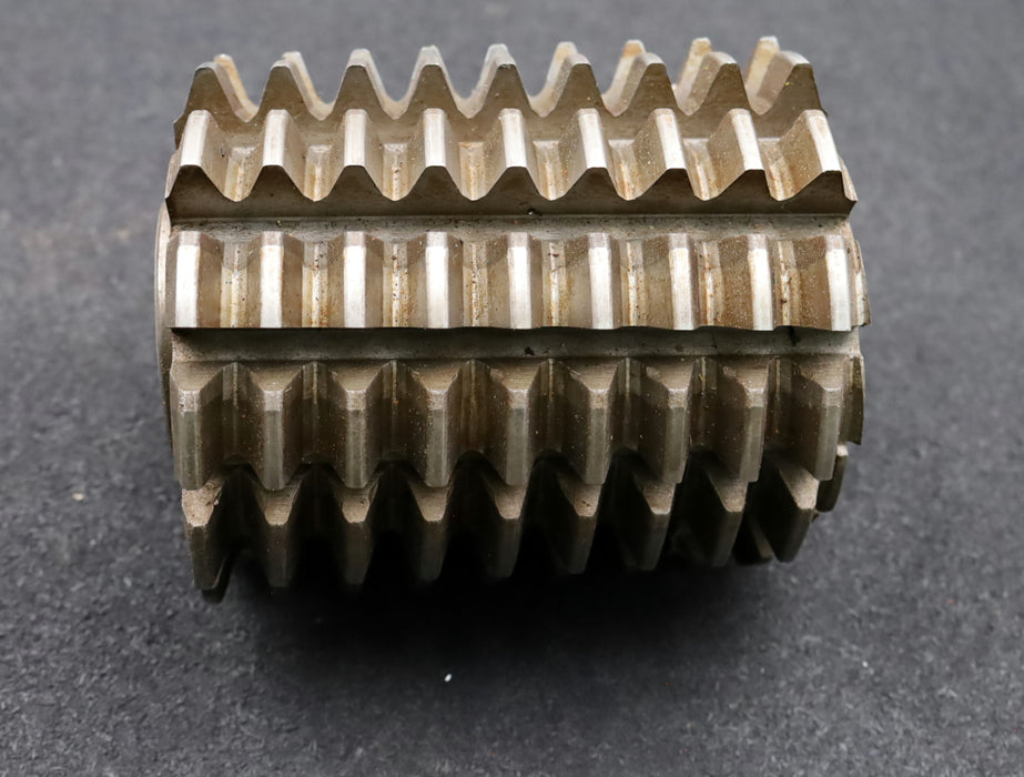 Bild des Artikels PWS-Zahnrad-Wälzfräser-gear-hob-m=5,0mm-EGW-20°-BPIII-DIN-3972-12-Spannuten