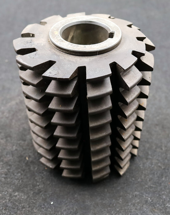 Bild des Artikels PWS-Zahnrad-Wälzfräser-gear-hob-m=5,0mm-EGW-20°-BPIII-DIN-3972-Ø125x151x40mm