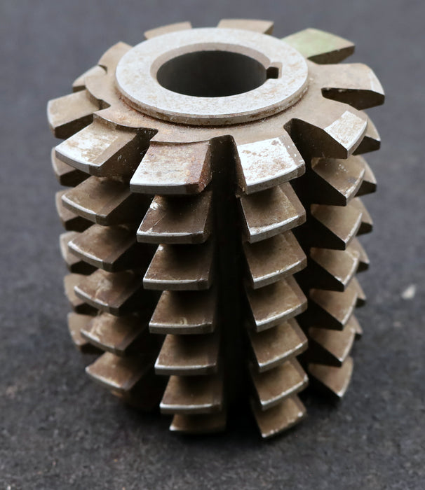 Bild des Artikels PWS-Zahnrad-Wälzfräser-gear-hob-m=5,0mm-EGW-20°-BPII-DIN-3972-Ø100x108x40mm