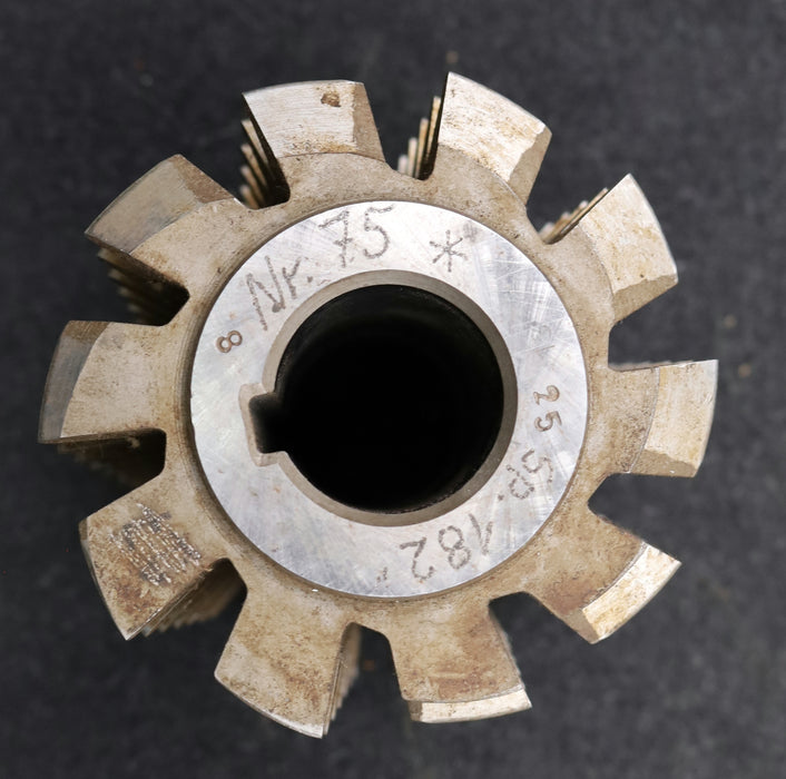 Bild des Artikels PWS-Zahnrad-Wälzfräser-gear-hob-m=5,0mm-EGW-20°-BPII-DIN-3972-Ø100x108x40mm