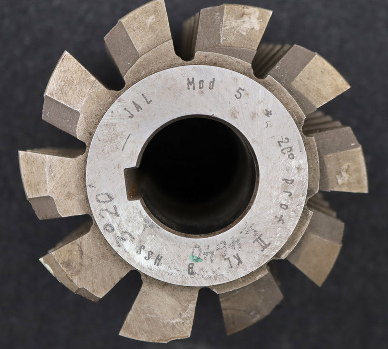 Bild des Artikels PWS-Zahnrad-Wälzfräser-gear-hob-m=5,0mm-EGW-20°-BPII-DIN-3972-Qualität-B