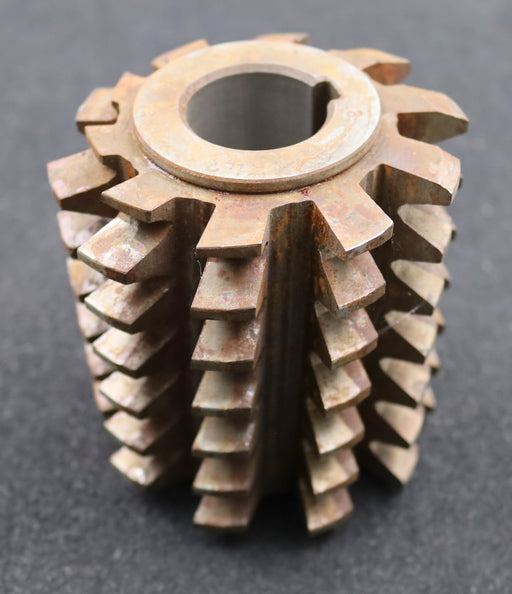 Bild des Artikels PWS-Zahnrad-Wälzfräser-gear-hob-m=5,0mm-EGW-20°-BPII-DIN-3972-Ø98x108x32mm