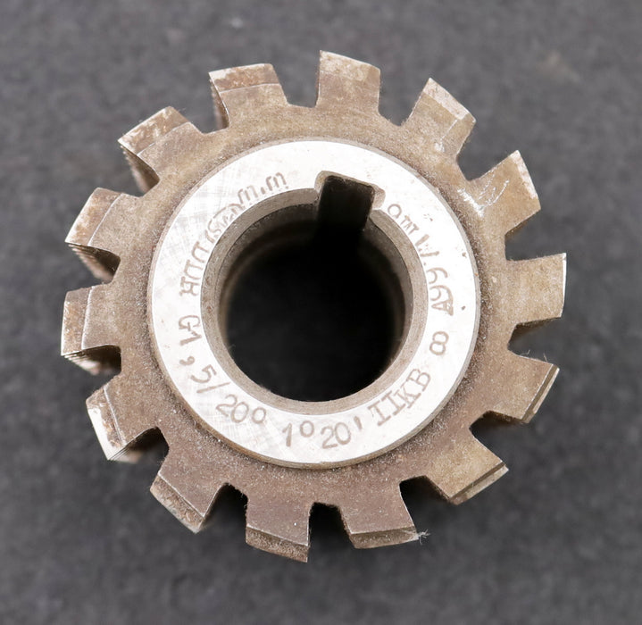 Bild des Artikels PWS-Zahnrad-Wälzfräser-gear-hob-m=-1,5mm-BP-II-DIN-3972-EGW-20°-Ø69x58xØ27mm-LKN