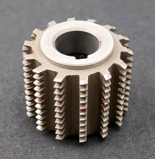 Bild des Artikels PWS-Zahnrad-Wälzfräser-gear-hob-m=-1,5mm-BP-II-DIN-3972-EGW-20°-Ø67x58xØ27mm