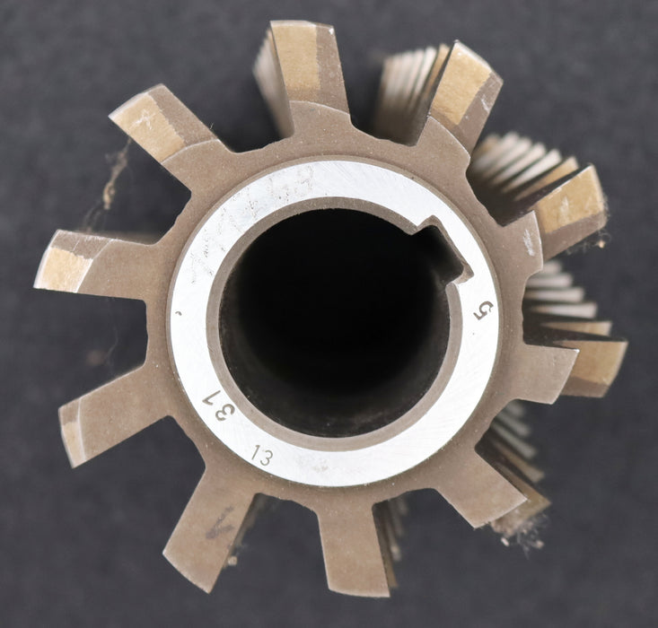 Bild des Artikels PWS-Zahnrad-Wälzfräser-m=-6,0mm-BPII-DIN-3972-EGW-20°-Ø108x135xØ40mm-mit-LKN