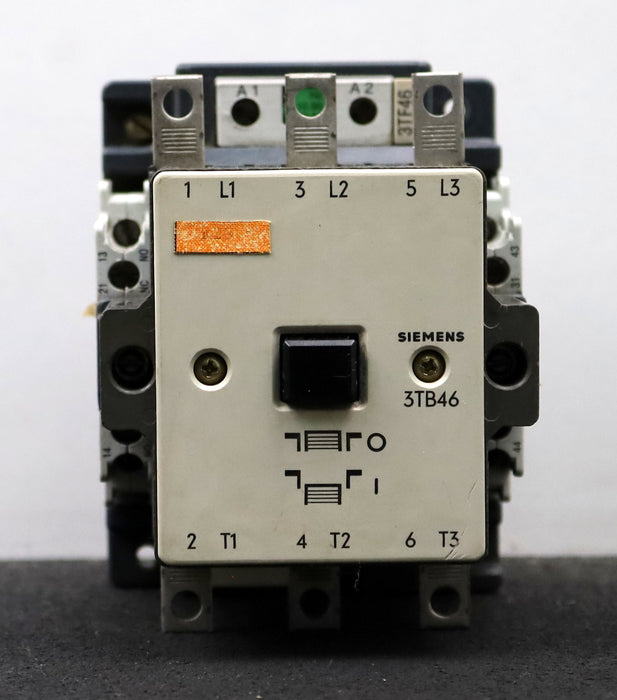 Bild des Artikels SIEMENS-Leistungsschütz-3TB4614-0A-Spulenspannung-92V-50Hz-110V-60Hz-gebraucht