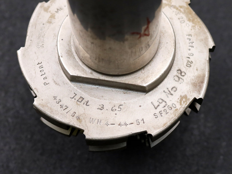 Bild des Artikels KLINGELNBERG-Palloid-Wälzfräser-m=-4-EGW-20°-Zahnform-III-1gg.-Rechts-Rest=-95%