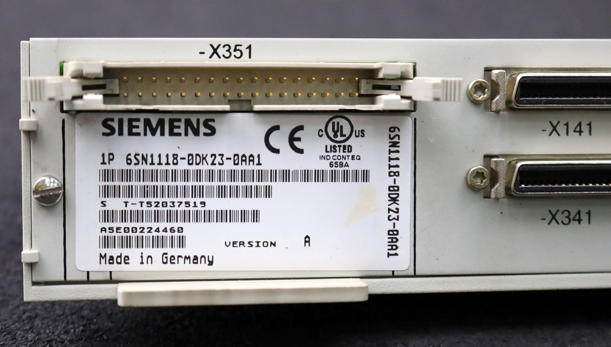 Bild des Artikels SIEMENS-Regelungseinschub-6SN1118-0DK23-0AA1-Version-A-gebraucht