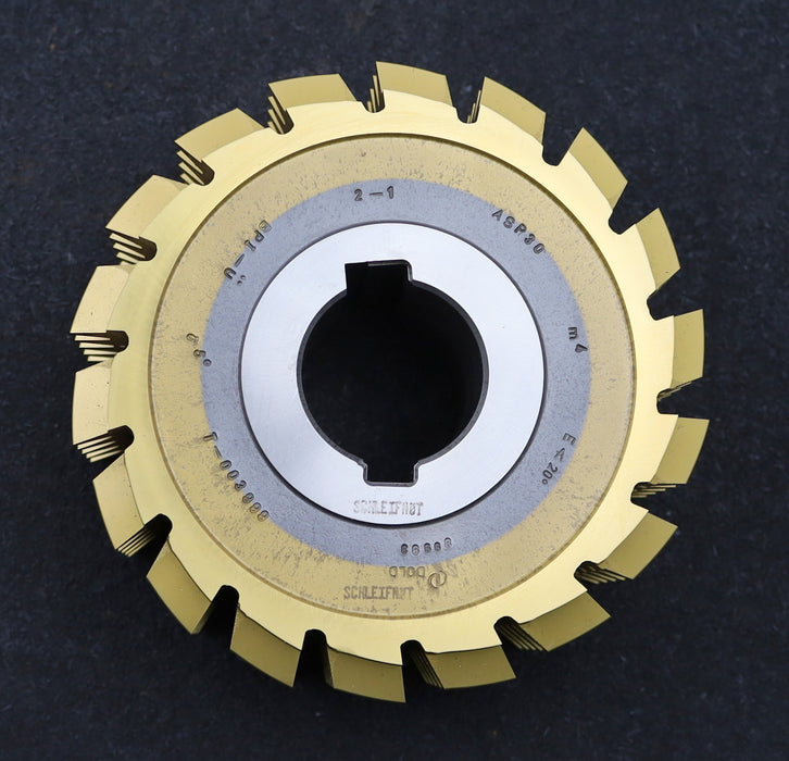 Bild des Artikels DOLD-Zahnstangengruppenfräser-5-rillig-m=-4,0mm-EGW-20°-BPI-Ø145x65xØ40-mit-LKN