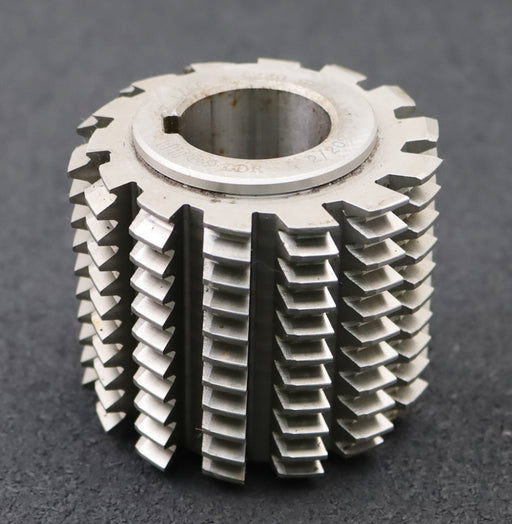 Bild des Artikels PWS-Zahnrad-Wälzfräser-m=2,0mm-BPII-DIN-3972-EGW-20°-Ø80x71xØ32mm-LKN-Rest:-85%