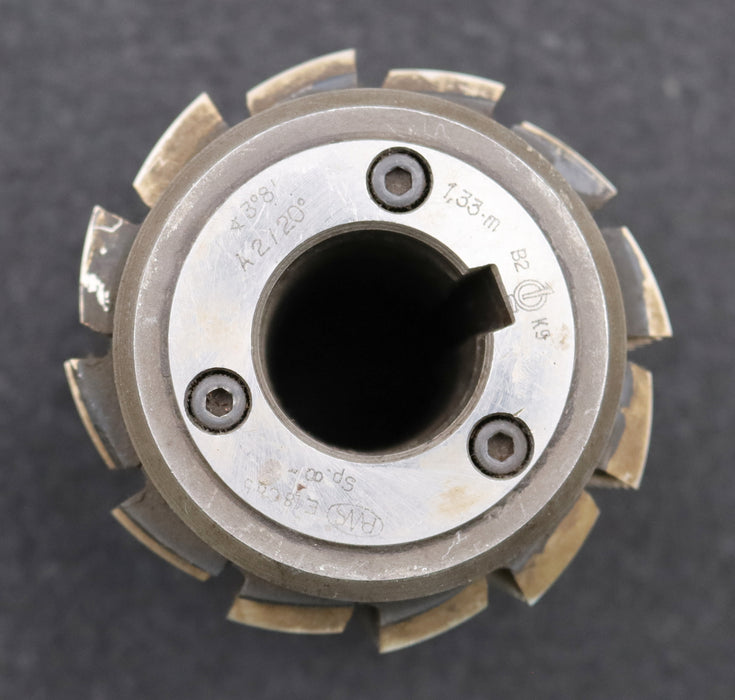 Bild des Artikels PWS-Zahnrad-Wälzfräser-m=2,5mm-EGW-20°-Ø80x81xØ27mm-LKN-2gg.-Rechts-gebraucht