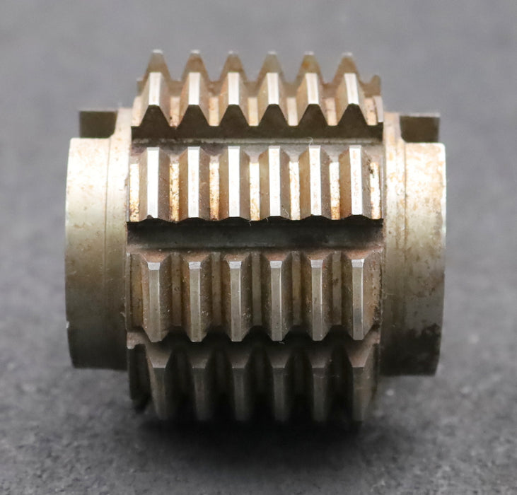 Bild des Artikels Zahnrad-Wälzfräser-m=2,0mm-BPI-DIN-3972-EGW-20°-Ø64x60xØ27mm-mit-Axialnut