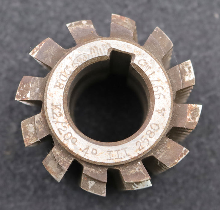 Bild des Artikels PWS-Zahnrad-Wälzfräser-m=2,0mm-BPIII-DIN-3972-EGW-20°-Ø63x48xØ27mm-12-Spannuten