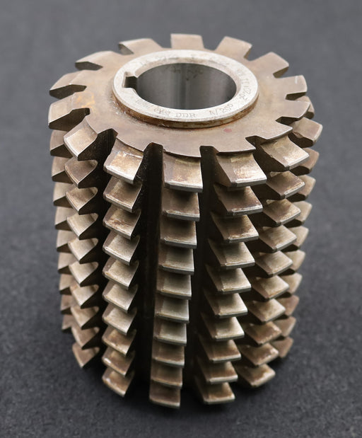 Bild des Artikels PWS-Zahnrad-Wälzfräser-m=2,5mm-BPII-DIN-3972-EGW-20°-Ø103x135xØ40mm-mit-LKN