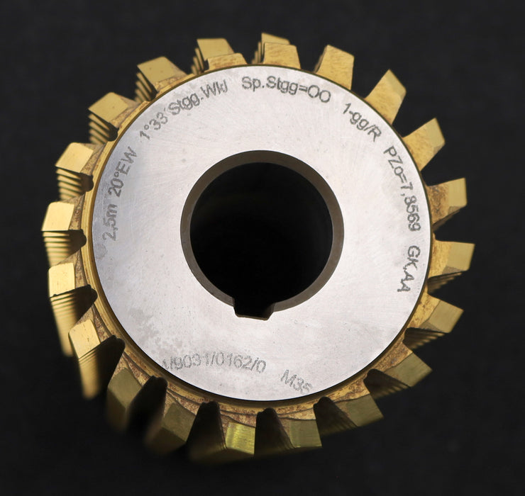 Bild des Artikels PWS-PZ0=7,8569-Zahnrad-Wälzfräser-m=2,5mm-EGW-20°-Ø100x171xØ32mm-LKN-gebraucht