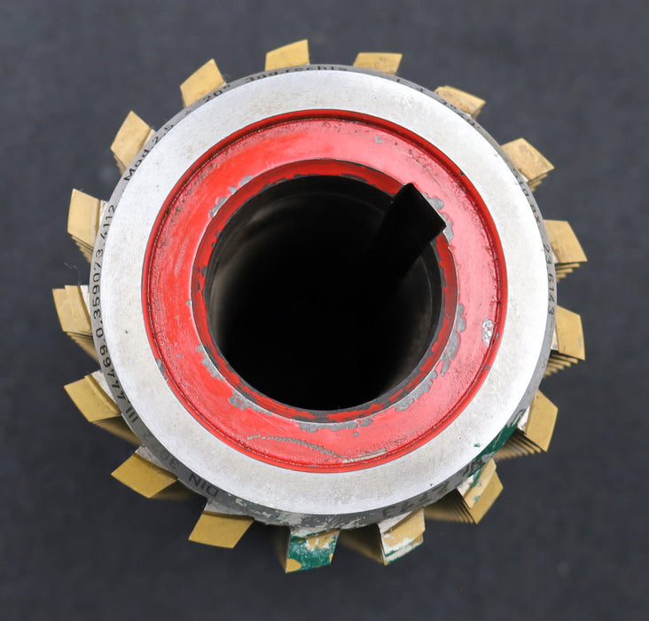 Bild des Artikels SAAZOR-Zahnrad-Wälzfräser-m=2,5mm-EGW-20°-Ø120x218xØ50mm-LKN-3gg.-Rechts