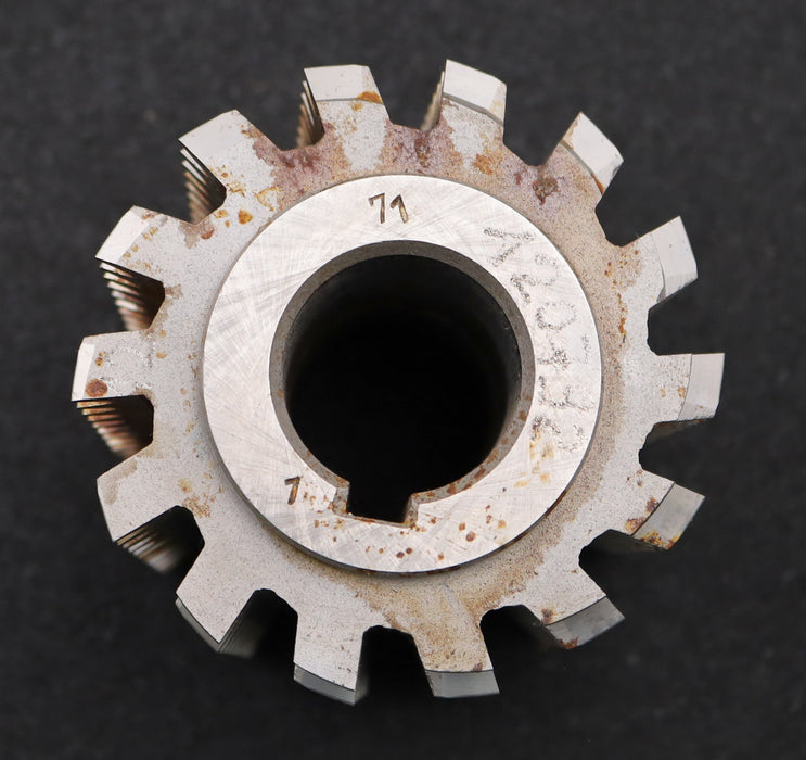 Bild des Artikels PWS-Zahnrad-Wälzfräser-m=2,5mm-BPII-DIN-3972-EGW-20°-Ø98x106xØ32mm-LKN