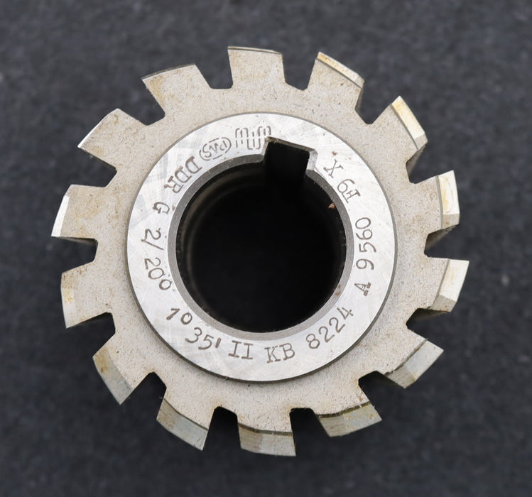 Bild des Artikels PWS-Zahnrad-Wälzfräser-m=2,0mm-BPII-DIN-3972-EGW-20°-Ø80x71xØ32mm-LKN