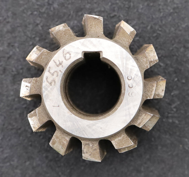 Bild des Artikels PWS-Zahnrad-Wälzfräser-m=1,5mm-BPII-DIN-3972-EGW-20°-Ø56x33x22mm-LKN-Rest:-70%