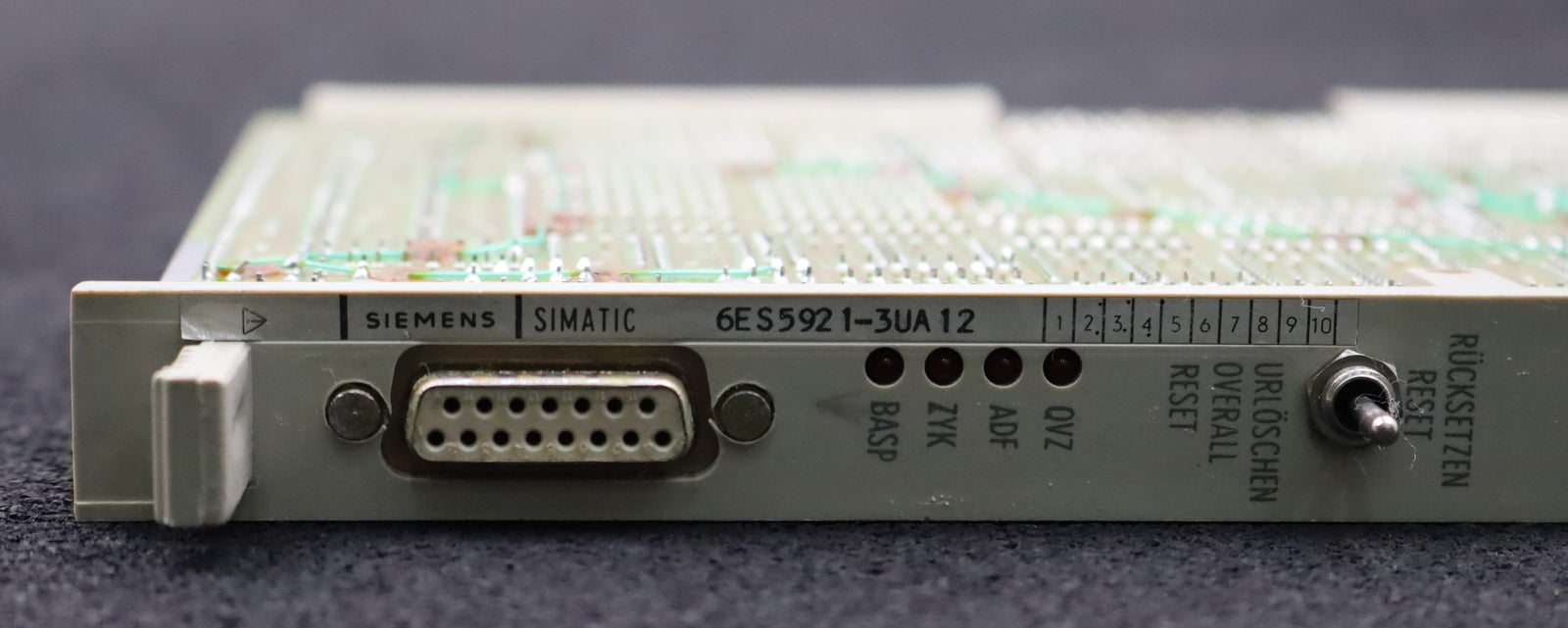 Bild des Artikels SIEMENS-SIMATIC-S5-CPU-921-6ES5921-3UA12-EPROM-Einschub-6ES5377-0AA11-gebraucht