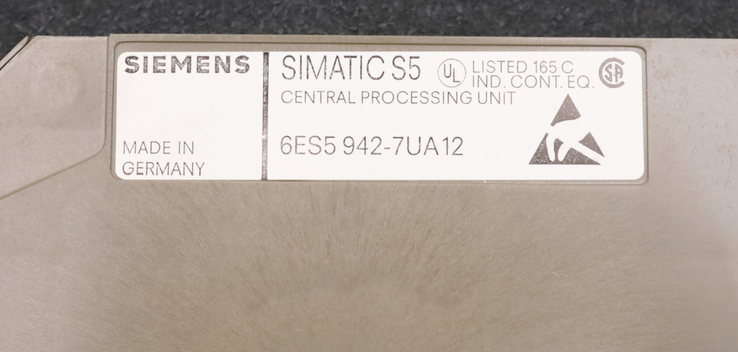 Bild des Artikels SIEMENS-SIMATIC-S5-CPU-942-6ES5942-7UA12-E:-4-unbenutzt-in-OVP