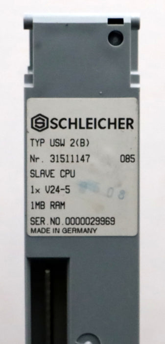 Bild des Artikels SCHLEICHER-Slave-CPU-Typ-USW-2(B)-Nr.-31511147-085-1x-V24-5-1MB-RAM-gebraucht