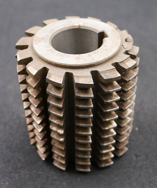 Bild des Artikels PWS-Zahnrad-Wälzfräser-m=-3,0mm-EGW-20°-BPII-nach-DIN-3972-Ø100x108xØ40mm