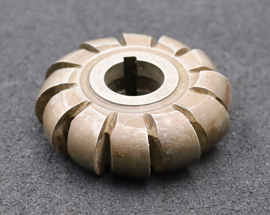 Bild des Artikels Halbrund-Formfräser-konvex-Radiusfräser-Radius-14mm-Ø90x28xØ27mm-mit-LKN