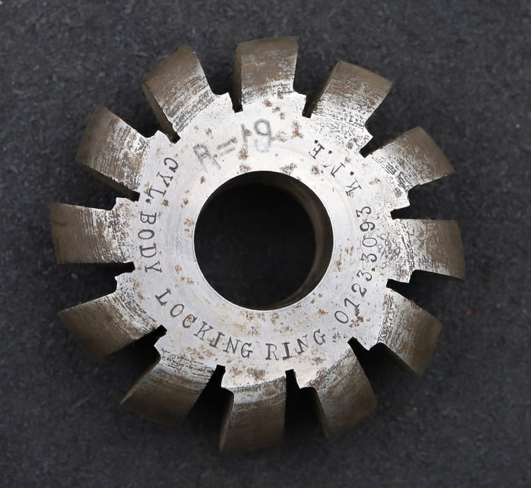 Bild des Artikels Halbrund-Formfräser-konvex-Radiusfräser-Radius-19mm-Ø103x38xØ32mm-hinterdreht