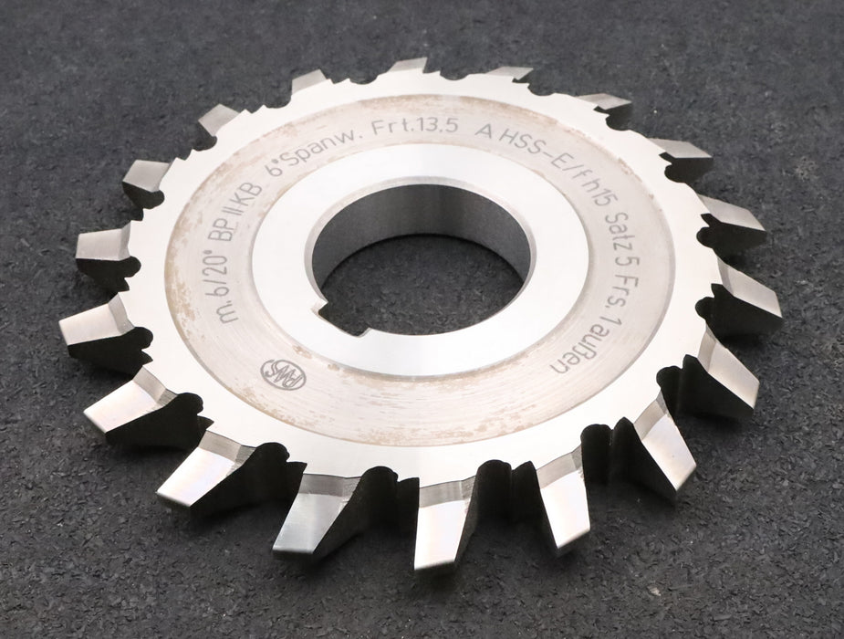 Bild des Artikels PWS-Zahnstangen-Formfräser-m=-6,0mm-BP-II-EGW-20°-Ø170xØ27mm-mit-LKN