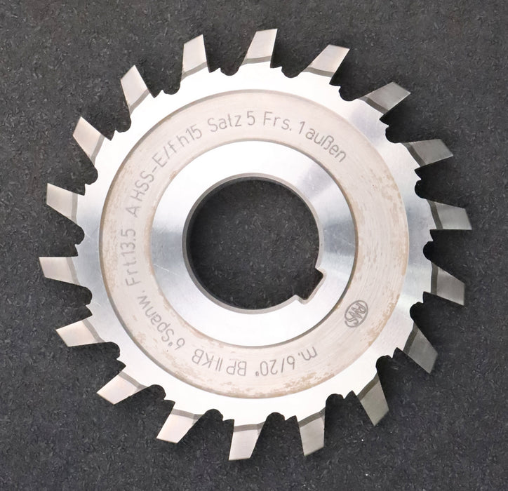 Bild des Artikels PWS-Zahnstangen-Formfräser-m=-6,0mm-BP-II-EGW-20°-Ø170xØ27mm-mit-LKN