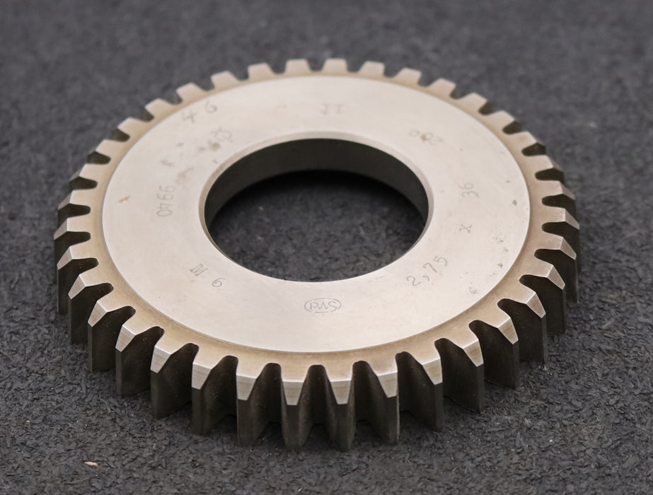 Bild des Artikels PWS-Scheibenschneidrad-m=-2,75mm-EGW-20°-Z=-36-BP-II-Ø105x15xØ1-3/4"-gebraucht