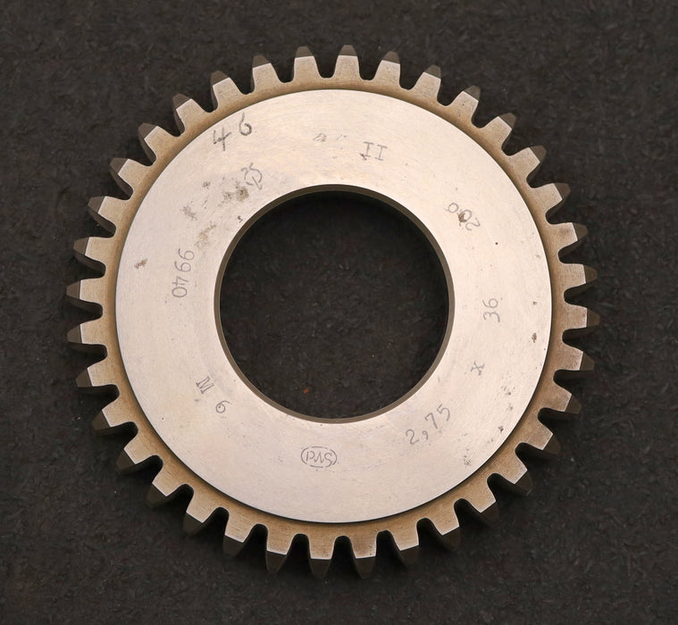 Bild des Artikels PWS-Scheibenschneidrad-m=-2,75mm-EGW-20°-Z=-36-BP-II-Ø105x15xØ1-3/4"-gebraucht