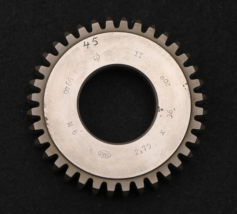 Bild des Artikels PWS-Scheibenschneidrad-m=-2,75mm-EGW-20°-Z=-36-BP-II-Ø105x18xØ1-3/4"-gebraucht