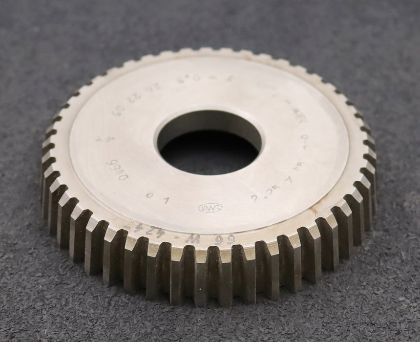 Bild des Artikels PWS-Scheibenschneidrad-m=-2,25mm-EGW-20°-Z=-45-hkw--1,85-Ø102x20xØ1-1/4"