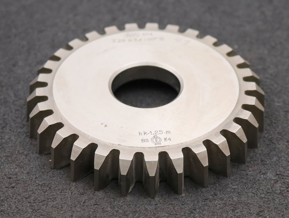 Bild des Artikels PWS-Scheibenschneidrad-m=-3,5mm-EGW-20°-Z=-29-hk--1,25m-BP-II-Ø109x17xØ1-1/4"