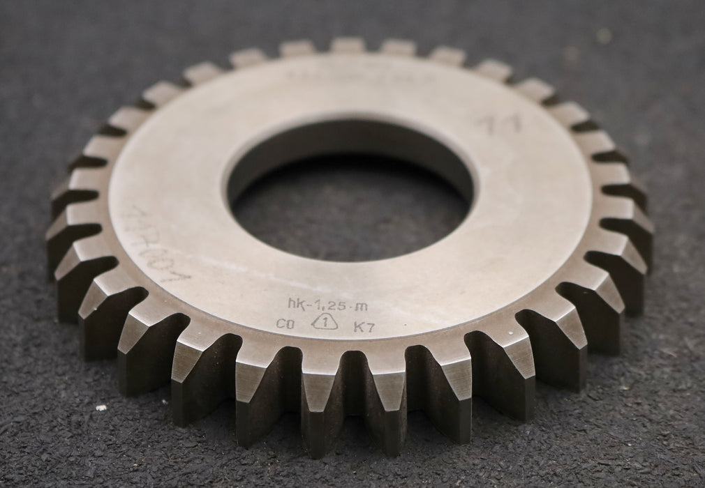 Bild des Artikels PWS-Scheibenschneidrad-m=-3,5mm-EGW-20°-Z=-29-hk--1,25m-BP-II-Ø110x14xØ1-3/4"