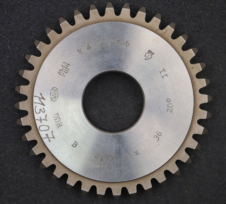 Bild des Artikels PWS-Scheibenschneidrad-m=-2,75mm-EGW-20°-Z=-36-BP-II-Qualität-B-Ø105x11xØ1-1/4"