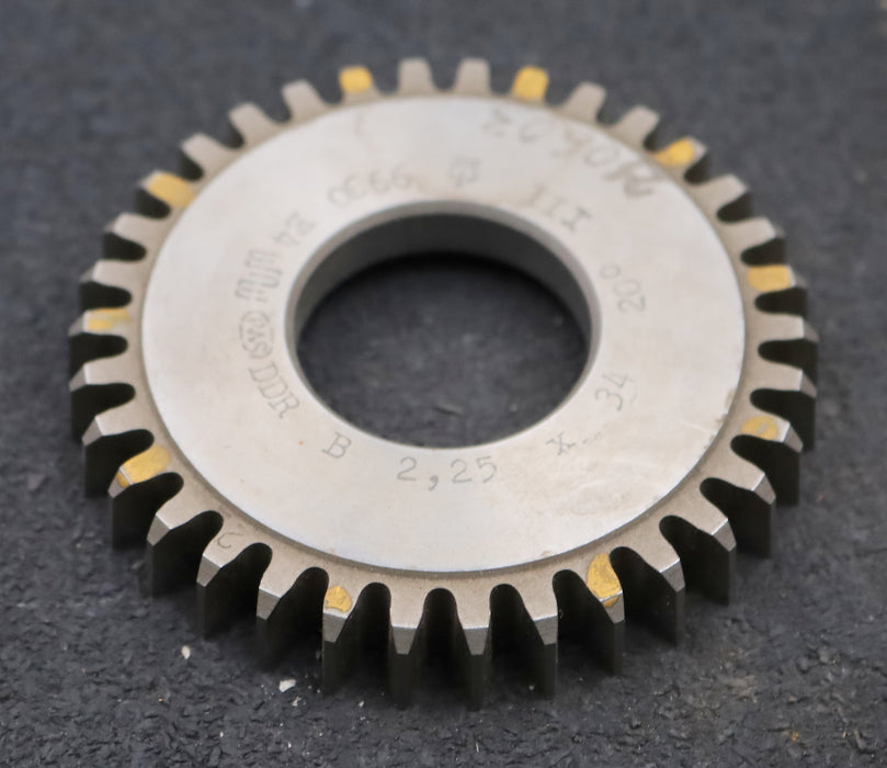 Bild des Artikels PWS-Scheibenschneidrad-m=-2,25mm-EGW-20°-Z=-34-BP-III-Ø81x12xØ1-1/4"-Qualität-B