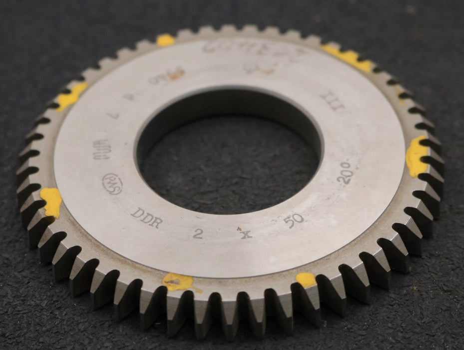 Bild des Artikels PWS-Scheibenschneidrad-m=-2mm-EGW-20°-Z=-50-BP-III-Ø105x10xØ1-3/4"-gebraucht