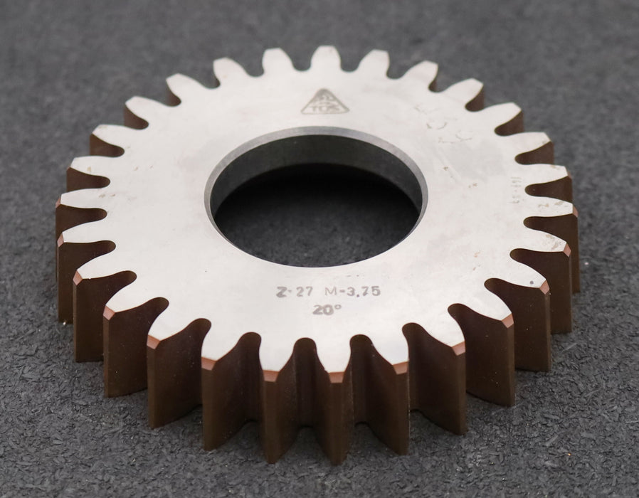 Bild des Artikels TOS-Scheibenschneidrad-m=-3,75mm-EGW-20°-Z=-27-Ø113x23xØ1-3/4"-mit-Beschichtung