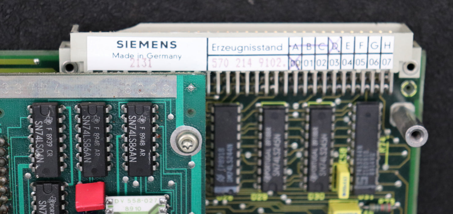 Bild des Artikels SIEMENS-Memory-Modul-6FX1121-4BB01-570-214-9102.00-+-570-354-9001.00-E.Stand-D