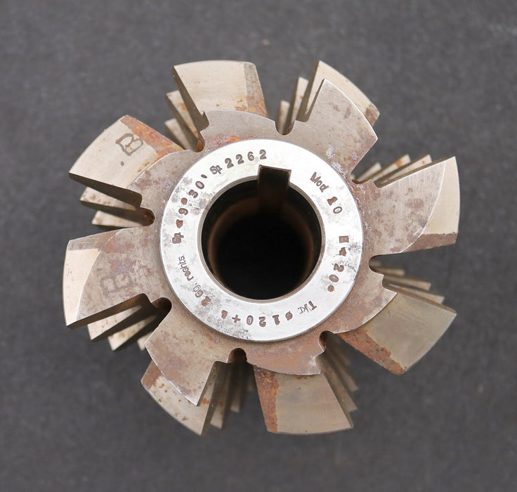 Bild des Artikels STOCK-Schneckenrad-Wälzfräser-worm-wheel-hob-m=-10,0mm-EGW-20°-Ø145x161xØ40mm