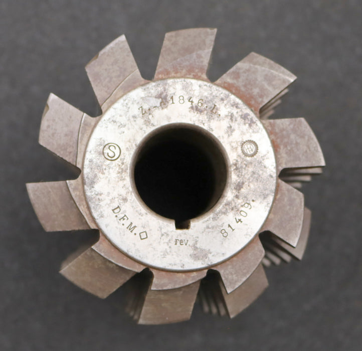 Bild des Artikels HP-Schneckenrad-Wälzfräser-worm-wheel-hob-Teilung-17,845mm-14,5°-EGW