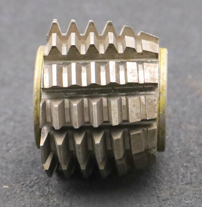 Bild des Artikels PWS-Schneckenrad-Wälzfräser-worm-wheel-hob-m=-2,5mm-BPIII-EGW-20°-Ø70x56x27mm