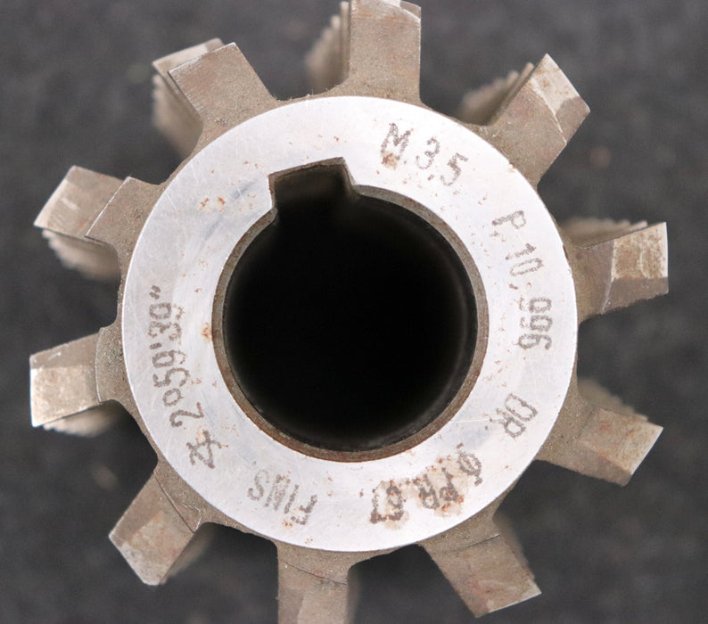 Bild des Artikels Zahnrad-Wälzfräser-gear-hob-m=-3,5mm-EGW-20°-Ø73x76xØ27mm-mit-LKN-1gg.-Links